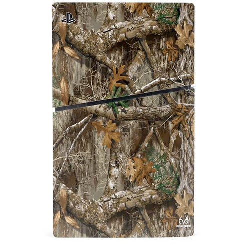 RealTree Edge Camo PS5 Slim Disk Console Skin