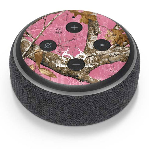 RealTree Edge Pink Camo Amazon Echo Dot Skin