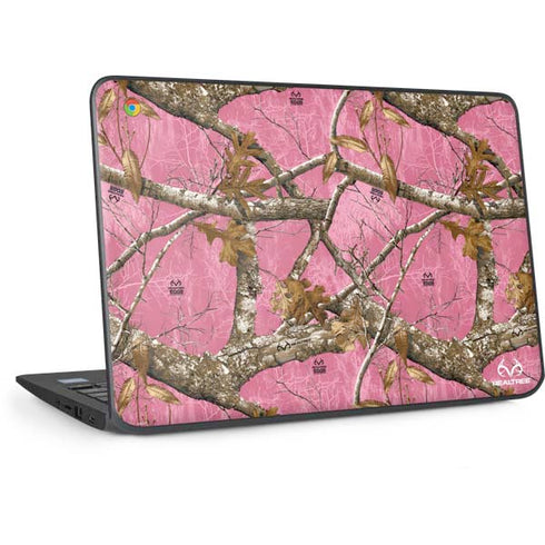 RealTree Edge Pink Camo HP Chromebook Skin