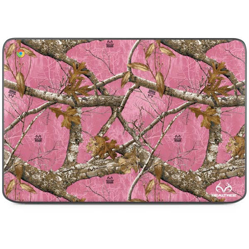 RealTree Edge Pink Camo HP Chromebook Skin