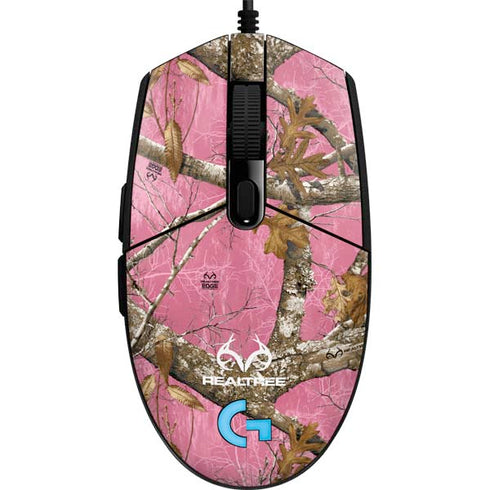 RealTree Edge Pink Camo G203 Prodigy RGB Wired Gaming Mouse Skin