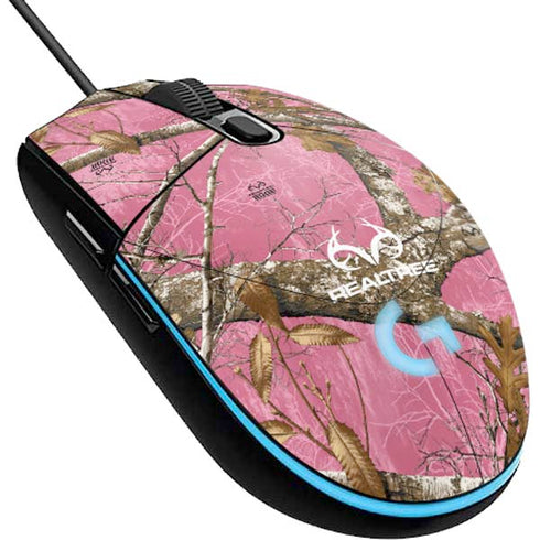 RealTree Edge Pink Camo G203 Prodigy RGB Wired Gaming Mouse Skin