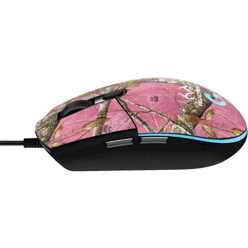 RealTree Edge Pink Camo G203 Prodigy RGB Wired Gaming Mouse Skin