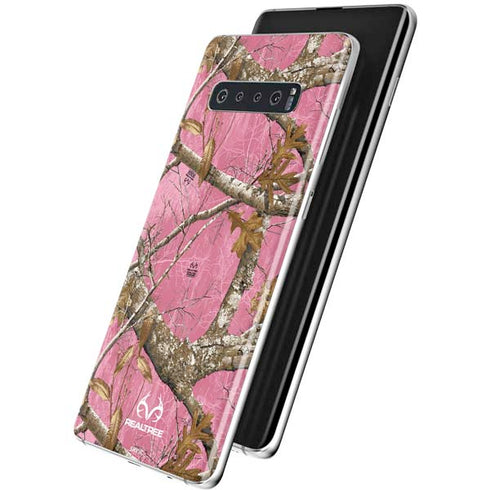 RealTree Edge Pink Camo Galaxy S10 Plus Skin