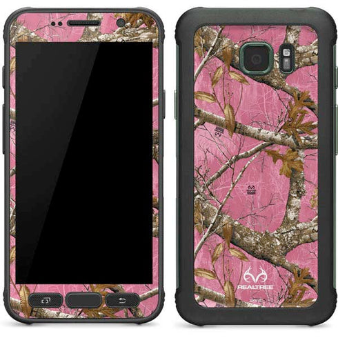 RealTree Edge Pink Camo Galaxy S7 Active Skin