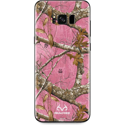 RealTree Edge Pink Camo Galaxy S8 Skin