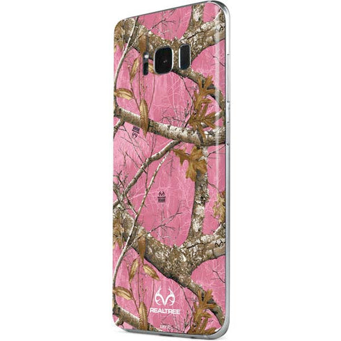 RealTree Edge Pink Camo Galaxy S8 Skin