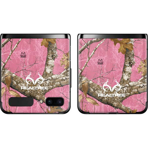 RealTree Edge Pink Camo Galaxy Z Flip Skin