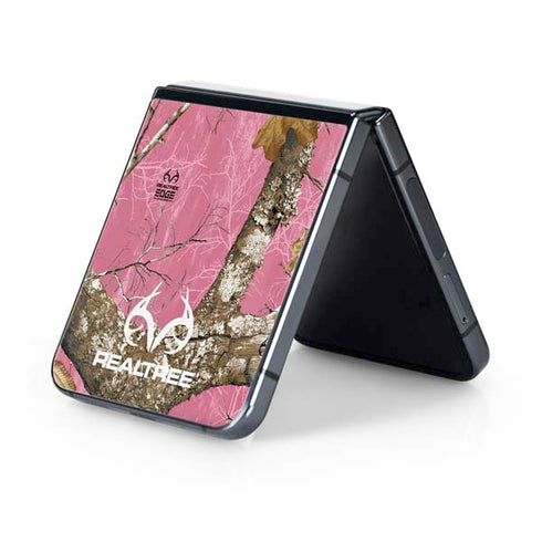 RealTree Edge Pink Camo Galaxy Z Flip5 5G Skin