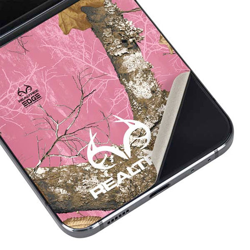 RealTree Edge Pink Camo Galaxy Z Flip5 5G Skin