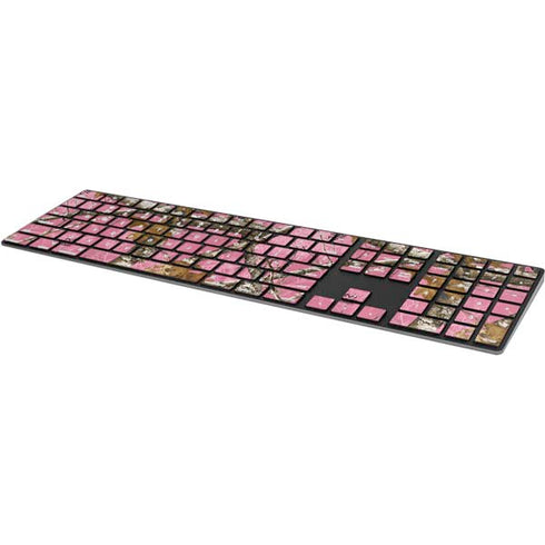 RealTree Edge Pink Camo Magic Keyboard with Numeric Keypad Skin