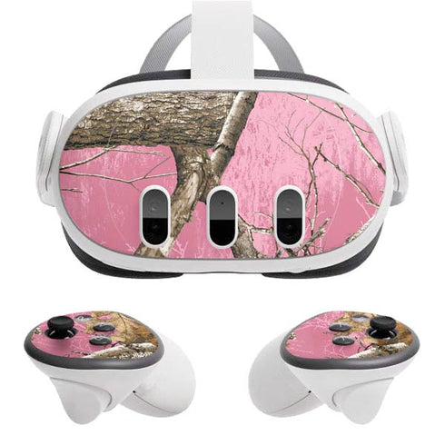 RealTree Edge Pink Camo Meta Quest 3 Skin