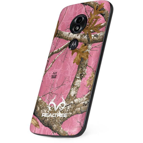 RealTree Edge Pink Camo Moto E5 Play Skin