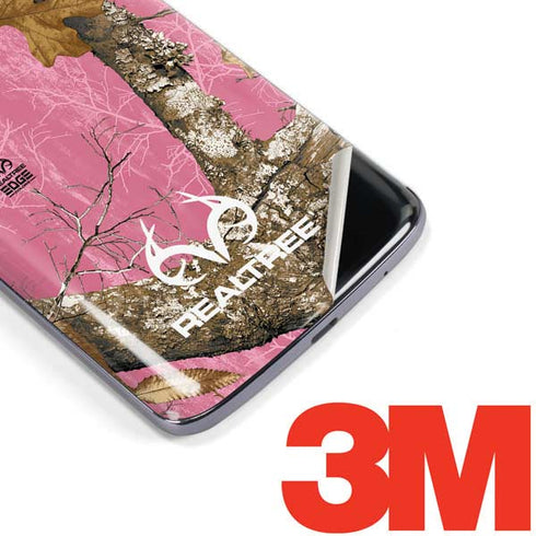 RealTree Edge Pink Camo Moto E5 Plus Skin