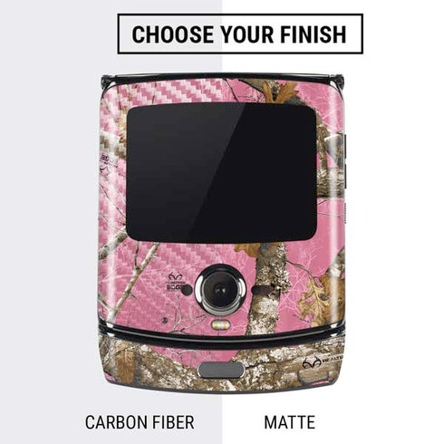 RealTree Edge Pink Camo Motorola RAZR Skin