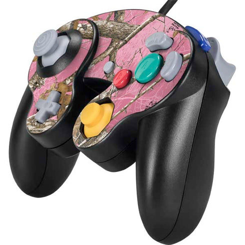 RealTree Edge Pink Camo Nintendo GameCube Controller Skin