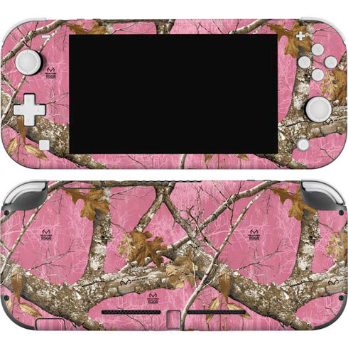 RealTree Edge Pink Camo Nintendo Switch Lite Skin