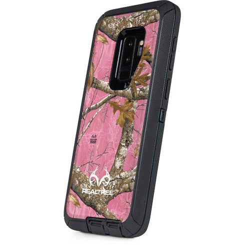RealTree Edge Pink Camo Otterbox Defender Galaxy Skin