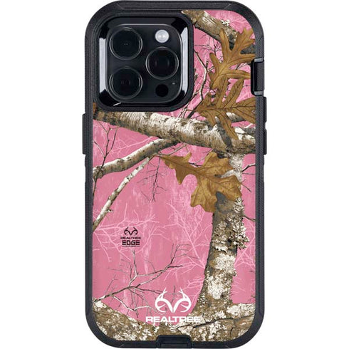 RealTree Edge Pink Camo Otterbox Defender iPhone Skin