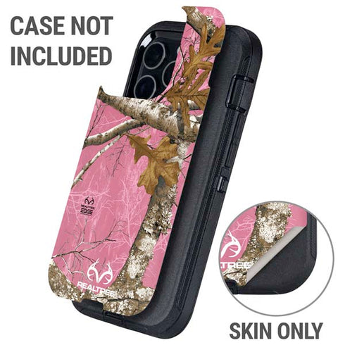 RealTree Edge Pink Camo Otterbox Defender iPhone Skin