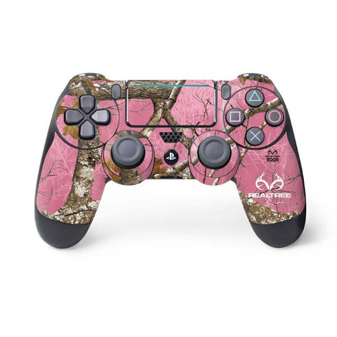 RealTree Edge Pink Camo PS4 Pro/Slim Controller Skin