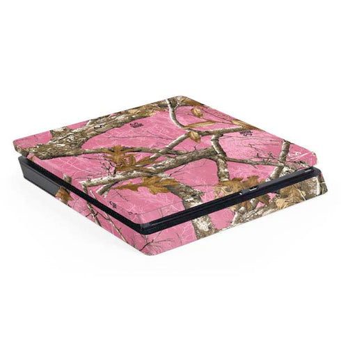 RealTree Edge Pink Camo PS4 Slim Skin
