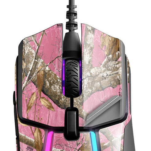 RealTree Edge Pink Camo SteelSeries Rival 600 Gaming Mouse Skin