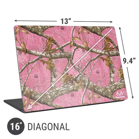 RealTree Edge Pink Camo Universal Laptop 16in (13 x 9.4in) Skin