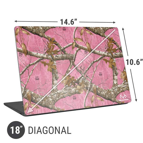 RealTree Edge Pink Camo Universal Laptop 18in (14.6 x 10.6in) Skin