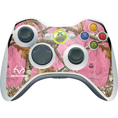 RealTree Edge Pink Camo Xbox 360 Wireless Controller Skin