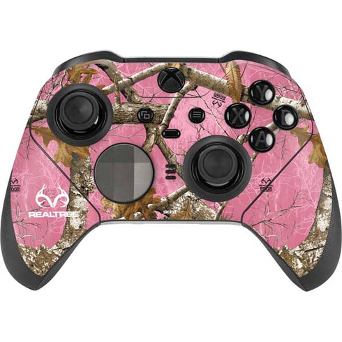 RealTree Edge Pink Camo Xbox Elite Wireless Controller Series 2 Skin