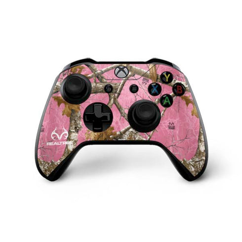 RealTree Edge Pink Camo Xbox One X Bundle Skin
