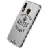 NHL Edmonton Oilers Black Text Galaxy A30 Clear Case