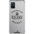 NHL Edmonton Oilers Black Text Galaxy A51 5G Clear Case