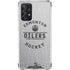 NHL Edmonton Oilers Black Text Galaxy A72 5G Clear Case