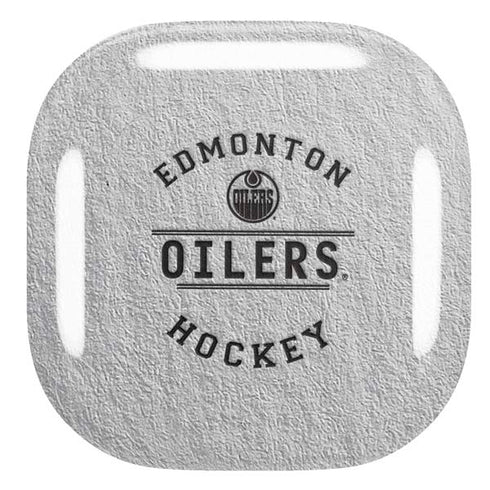 NHL Edmonton Oilers Black Text Galaxy Buds Pro Skin