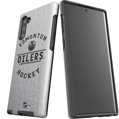 NHL Edmonton Oilers Black Text Galaxy Note 10 Pro Case