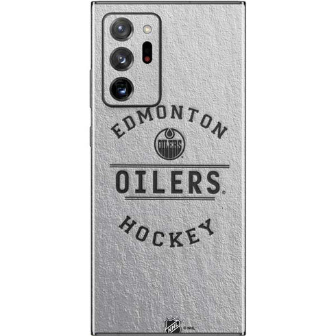 NHL Edmonton Oilers Black Text Galaxy Note20 Ultra 5G Skin