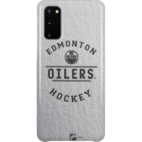 NHL Edmonton Oilers Black Text Galaxy S20 Lite Case