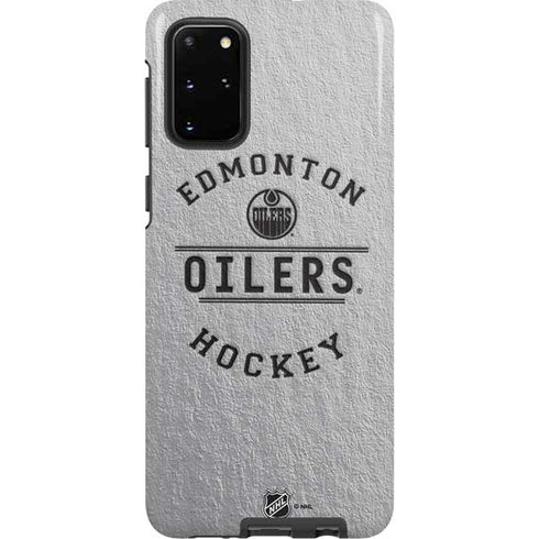 NHL Edmonton Oilers Black Text Galaxy S20 Plus Pro Case