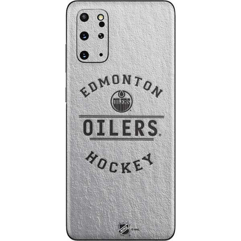 NHL Edmonton Oilers Black Text Galaxy S20 Plus Skin