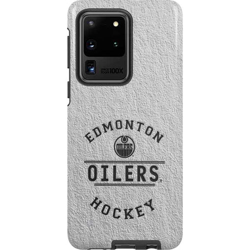 NHL Edmonton Oilers Black Text Galaxy S20 Ultra 5G Pro Case