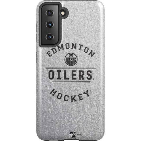 NHL Edmonton Oilers Black Text Galaxy S21 5G Pro Case