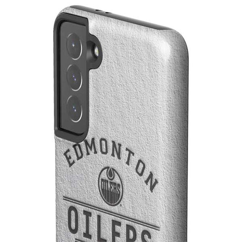 NHL Edmonton Oilers Black Text Galaxy S21 5G Pro Case