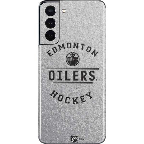 NHL Edmonton Oilers Black Text Galaxy S21 5G Skin