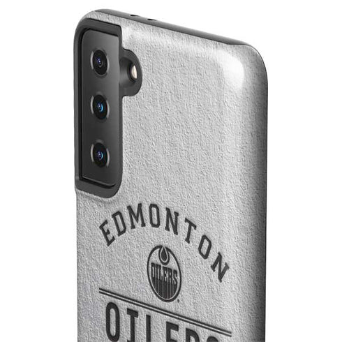NHL Edmonton Oilers Black Text Galaxy S21 Plus 5G Pro Case