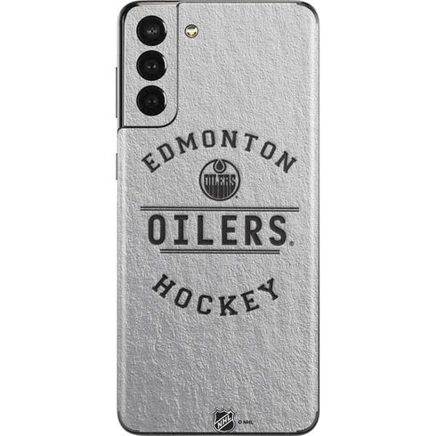 NHL Edmonton Oilers Black Text Galaxy S21 Plus 5G Skin