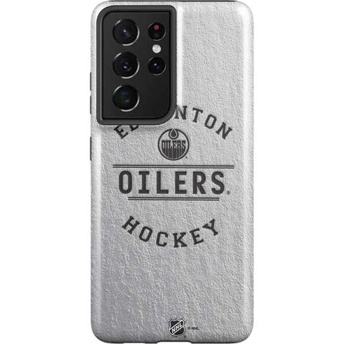 NHL Edmonton Oilers Black Text Galaxy S21 Ultra 5G Pro Case