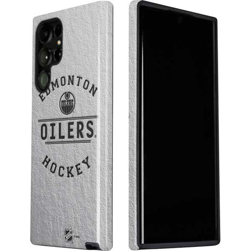NHL Edmonton Oilers Black Text Galaxy S22 Ultra Pro Case