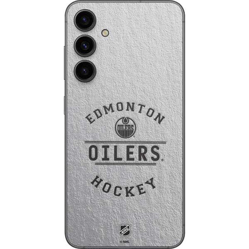 NHL Edmonton Oilers Black Text Galaxy S23 FE Skin